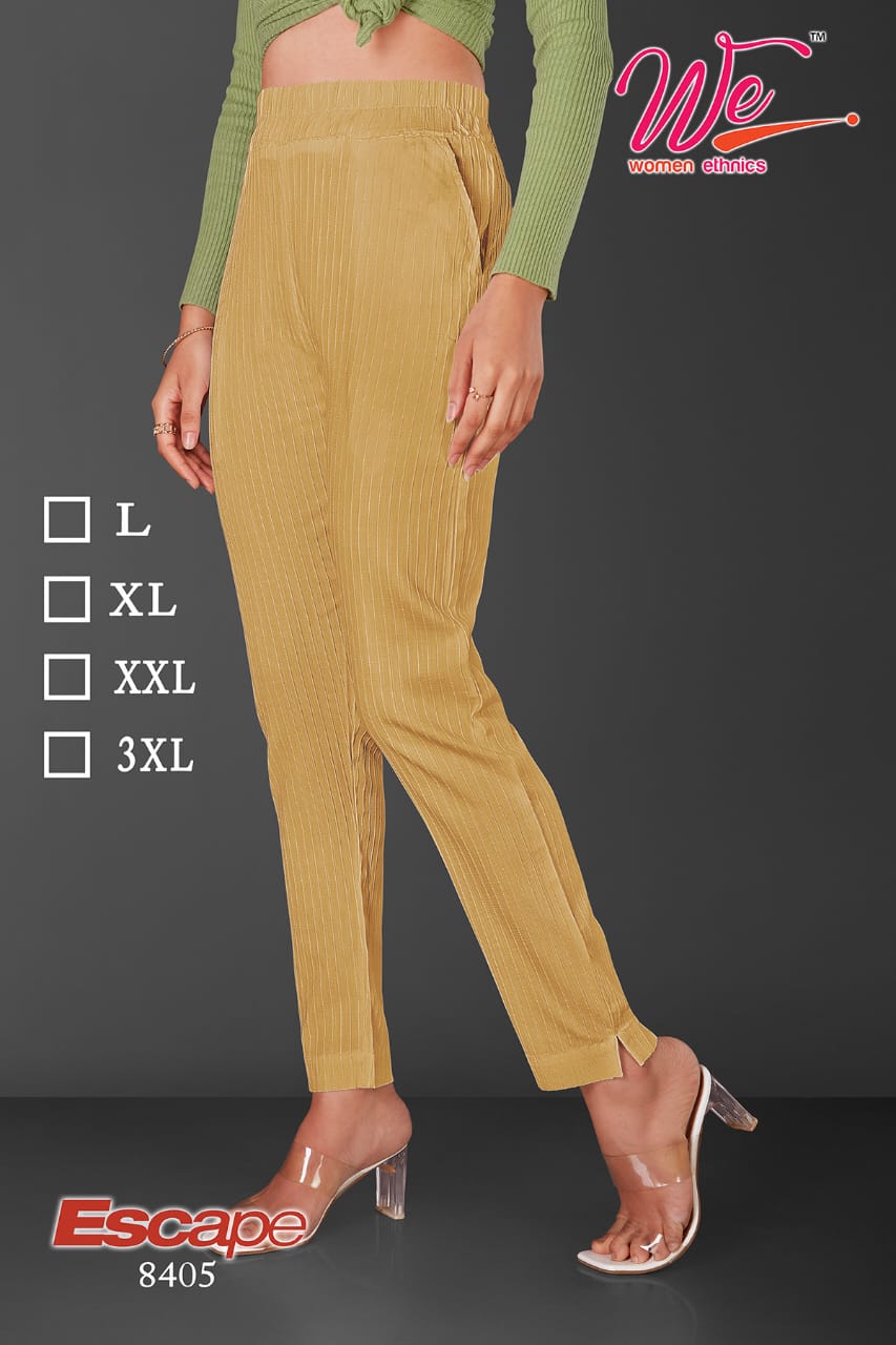 Escape By We Import Lycra Stretchable Ladies Pants Catalog